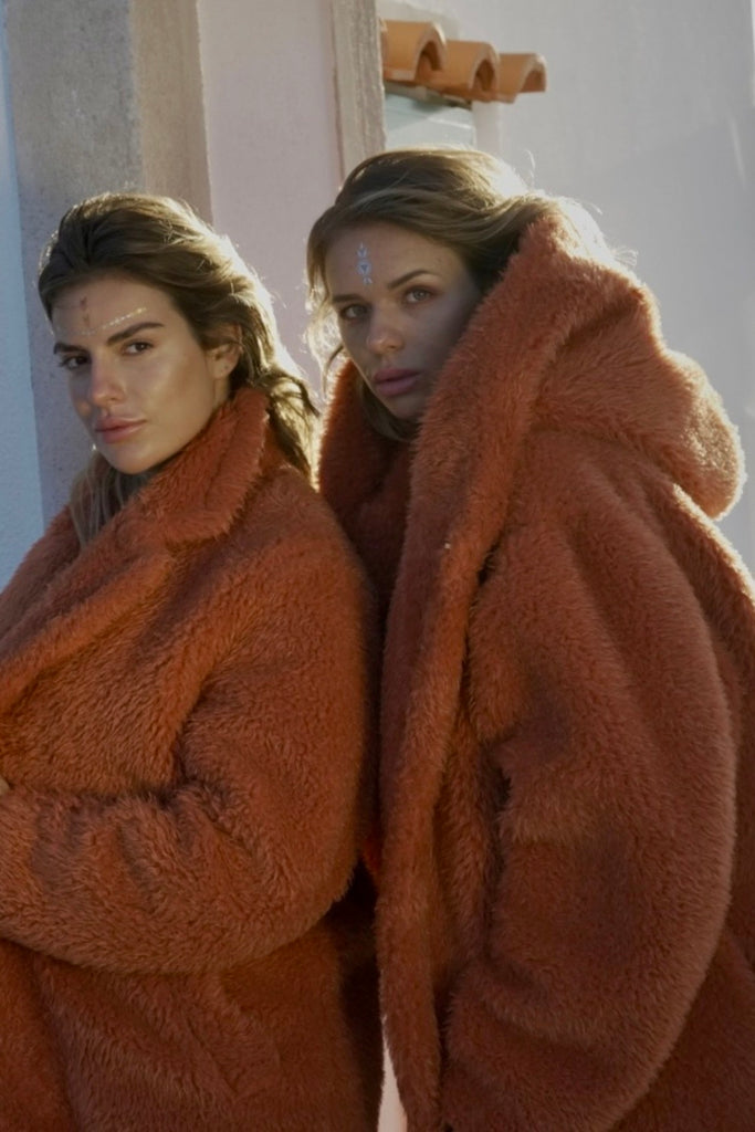 Faux fur coat "K2" - Lunekova Fur and Fun